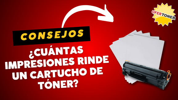 ¿Cuántas impresiones rinde un cartucho de tóner?